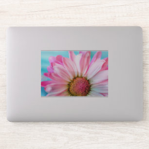 Beautiful Pink Flower Close Up Photo Sticker