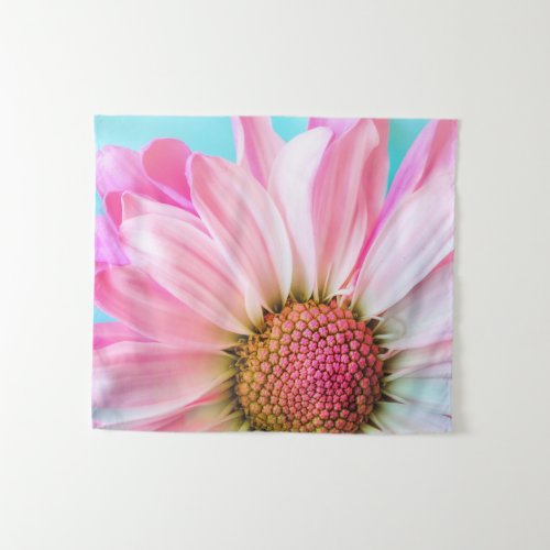 Beautiful Pink Flower Close Up Photo Tapestry