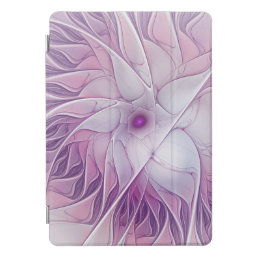 Beautiful Pink Flower Modern Abstract Fractal Art iPad Pro Cover