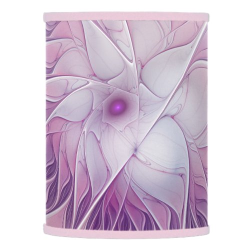 Beautiful Pink Flower Modern Abstract Fractal Art Lamp Shade
