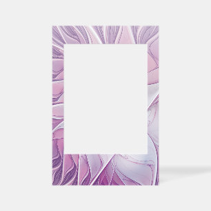 Beautiful Pink Flower Modern Abstract Fractal Art Selfie Frame