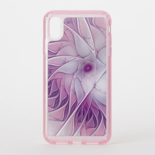 Beautiful Pink Flower Modern Abstract Fractal Art Speck iPhone XS Max Case