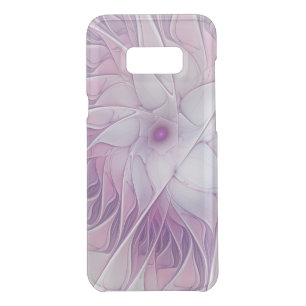 Beautiful Pink Flower Modern Abstract Fractal Art Uncommon Samsung Galaxy S8+ Case