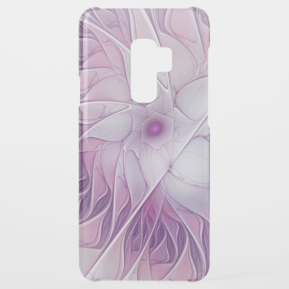 Beautiful Pink Flower Modern Abstract Fractal Art Uncommon Samsung Galaxy S9 Plus Case