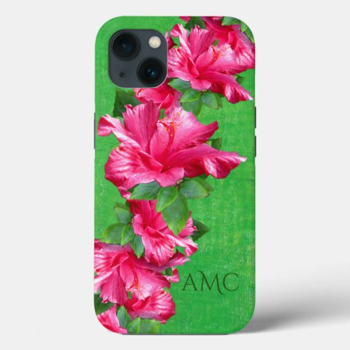 Beautiful Pink Hibiscus Lei  iPhone 13 Case
