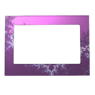 Beautiful Pink Hues Fractal Magnetic Frame