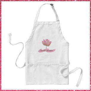 Beautiful Pink Lotus Flower Adult Apron