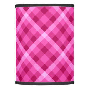 Beautiful Pink Magenta Plaid Lamp Shade