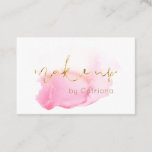 ★ Beautiful  Pink Make Up Business Card at Zazzle