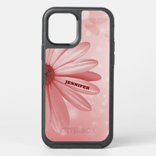 Beautiful Pink Marguerite OtterBox Symmetry iPhone 12 Case