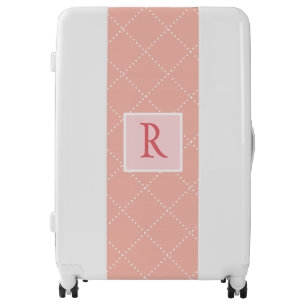 Beautiful Pink Monogram Luggage