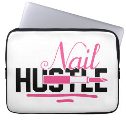 Beautiful Pink Nail Hustle Girl  Laptop Sleeve