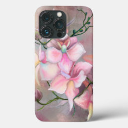 Beautiful Pink Orchid Flowers iPhone Case