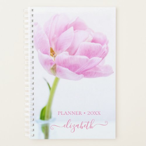 Beautiful Pink Peony  Personalized Planner