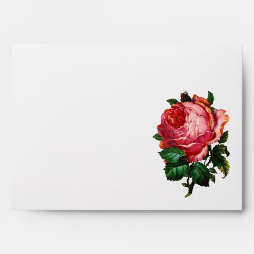 BEAUTIFUL PINK ROSE ENVELOPE