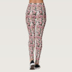 Colorful Rose Floral Women's Leggings