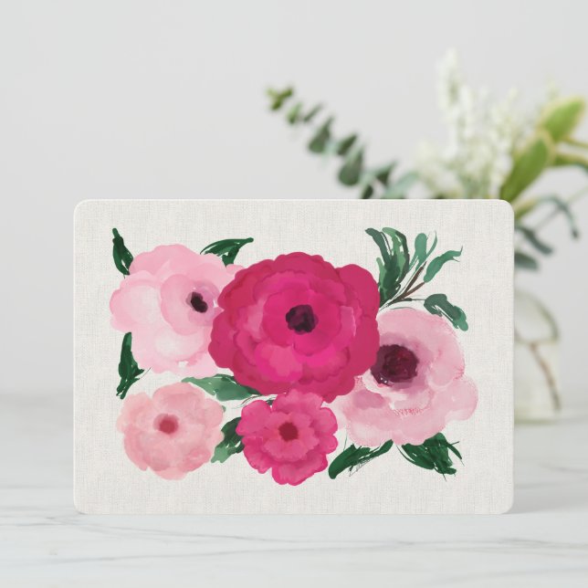 Beautiful Pink Roses Any Occasion (Standing Front)