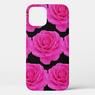 Beautiful pink roses iPhone 12 case