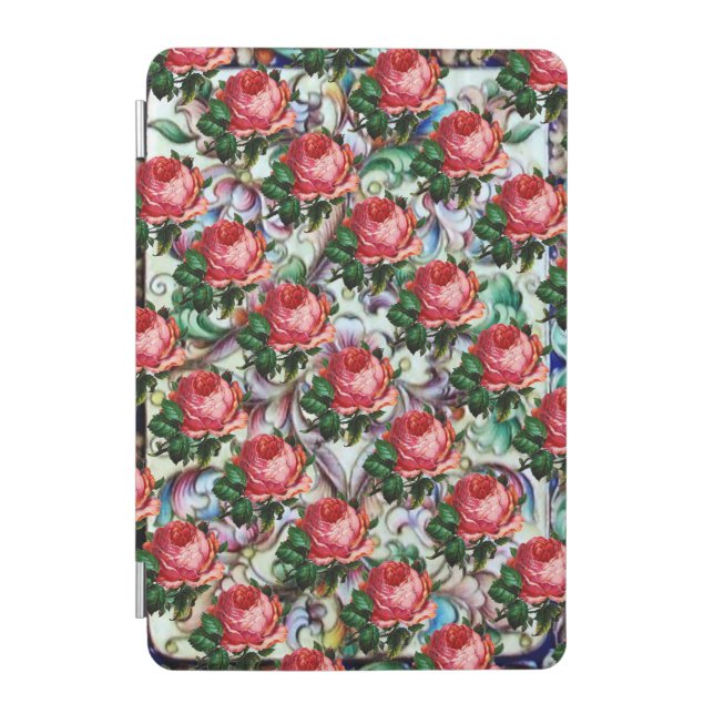 BEAUTIFUL PINK ROSES Floral iPad Mini Cover (Front)