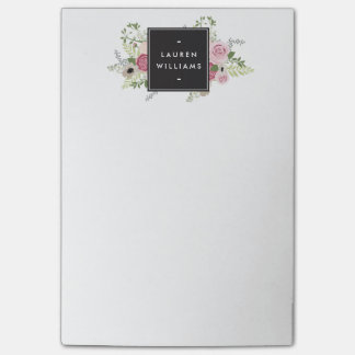 Beautiful Pink Roses Modern Elegance Post-it® Notes