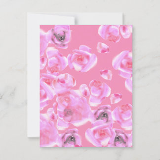Beautiful Pink Roses Postcard