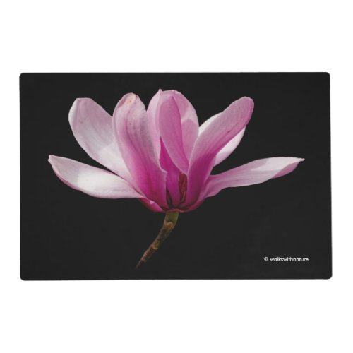 Beautiful Pink Saucer Magnolia Floral Blossom Placemat