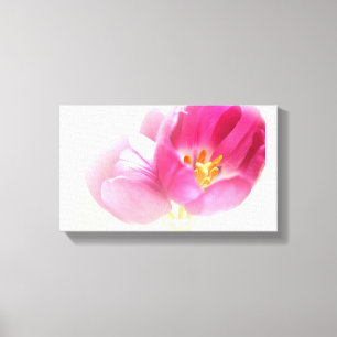 BEAUTIFUL PINK TULIPS CANVAS PRINT