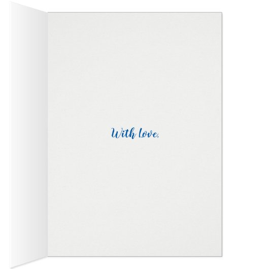 Beautiful Pink Water Lilies on Blue Get Well (Inside (Right))