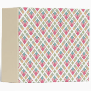 Beautiful, plaid 3 ring binder