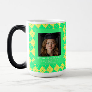 Beautiful Plaid Pattern Certified Doctor Color Morph Mug