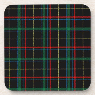 Beautiful Plaid Pattern Drink Coaster