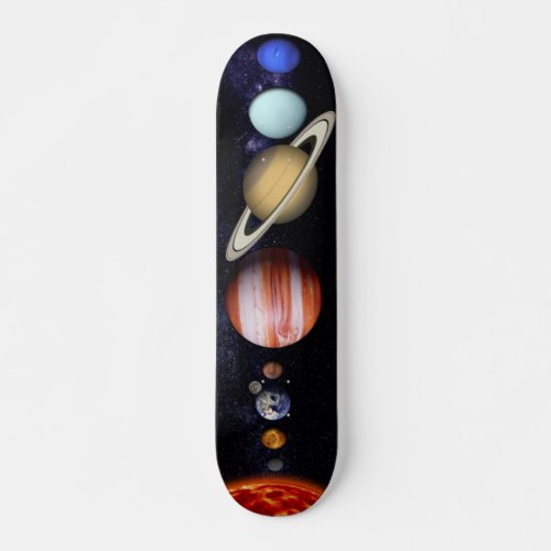 Beautiful Planet In The Universe Skateboard