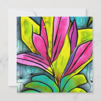 Beautiful Plant Collection Holiday Card