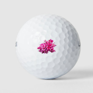 Beautiful Plumeria (frangipani) pink flower Golf Balls