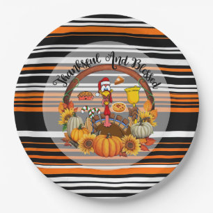 Beautiful Popular Thanksgiving Autumn Collection Paper Plates