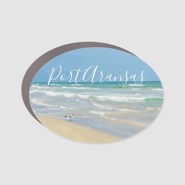 Beautiful Port Aransas Car Magnet (Front)