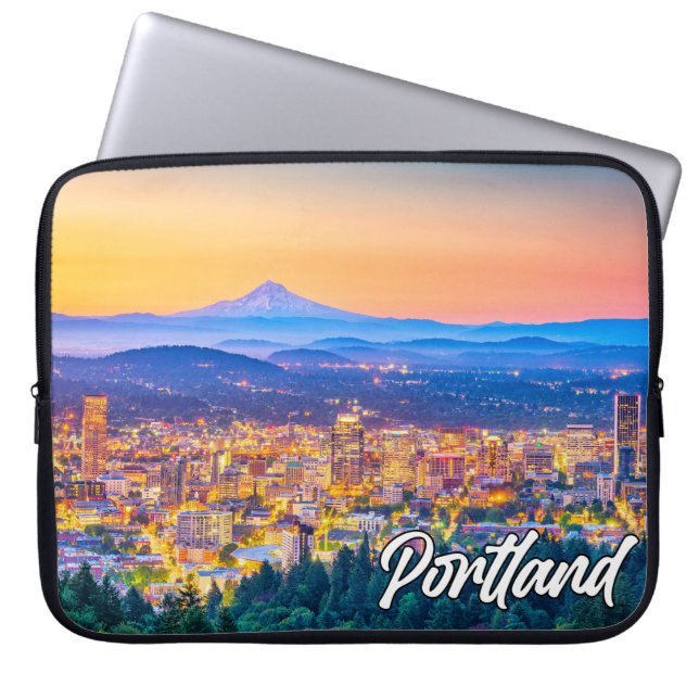 Beautiful Portland, Oregon, USA Laptop Sleeve (Front)