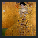 Beautiful portrait of a lady by Gustav Klimt,Deco Poster<br><div class="desc">Beautiful portrait of a lady by Gustav Klimt, Deco art, vintage, gold,  art Art Nouveau</div>