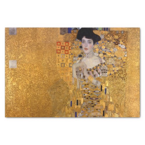 Beautiful portrait of a lady by Gustav KlimtDeco Tissue Paper