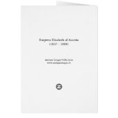 Beautiful Portrait of Empress Elisabeth - Sisi (Back)