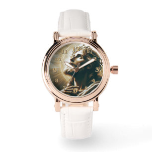 Beautiful Portrait of Jesus wearing the crown Watch