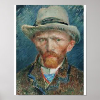 Beautiful portrait of Van Gogh Poster