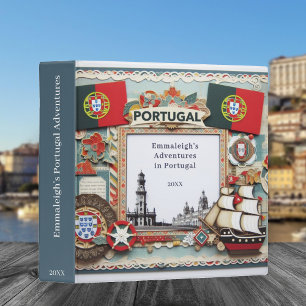 Beautiful Portugal Photo Album AI Generated 3 Ring Binder