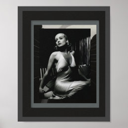 Beautiful Poster of Carole Lombard 