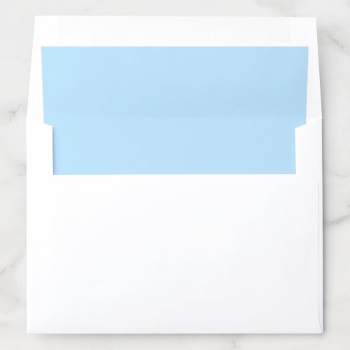 Beautiful Powder Blue Light Color  Envelope Liner