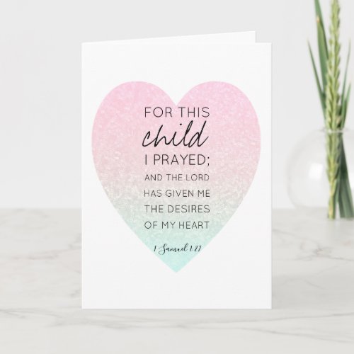 Beautiful Precious Scripture Bible Verse Inspired Card