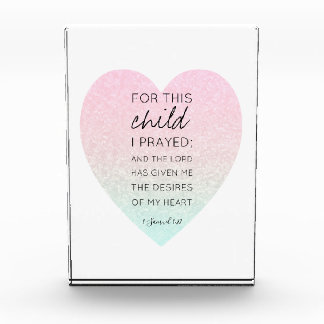 Beautiful Precious Scripture Bible Verse Inspired Photo Block