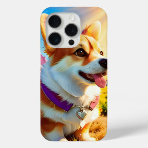 Beautiful Pretty Corgi Puppy Dog 4 iPhone 15 Pro Case