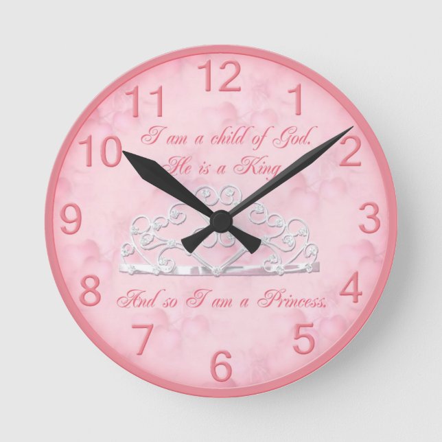 Beautiful Princess Clock (Front)