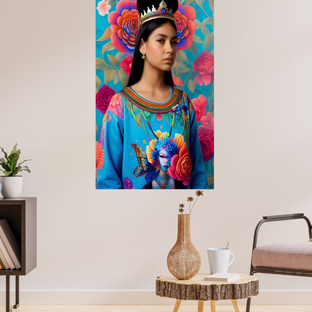 Beautiful princess portrait poster (Living Room 3)